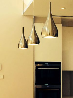 Lighting design in kitchen